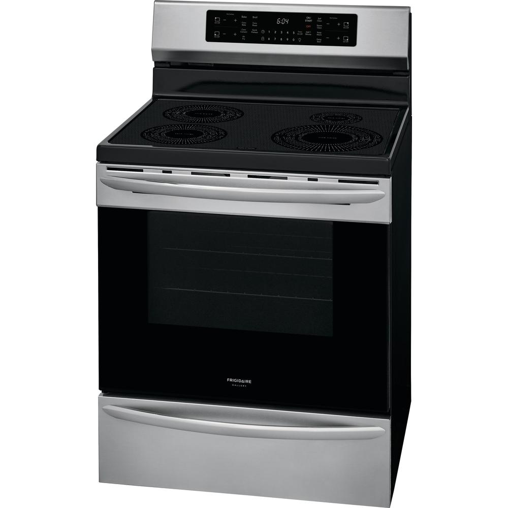 Frigidaire Gallery 30-inch Freestanding Electric Induction Range with Air Fry Technology GCRI305CAF