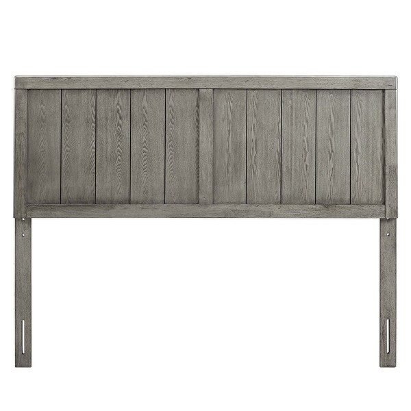 Widman Country Style Twin Size Grey Wooden Headboard - - 32157938