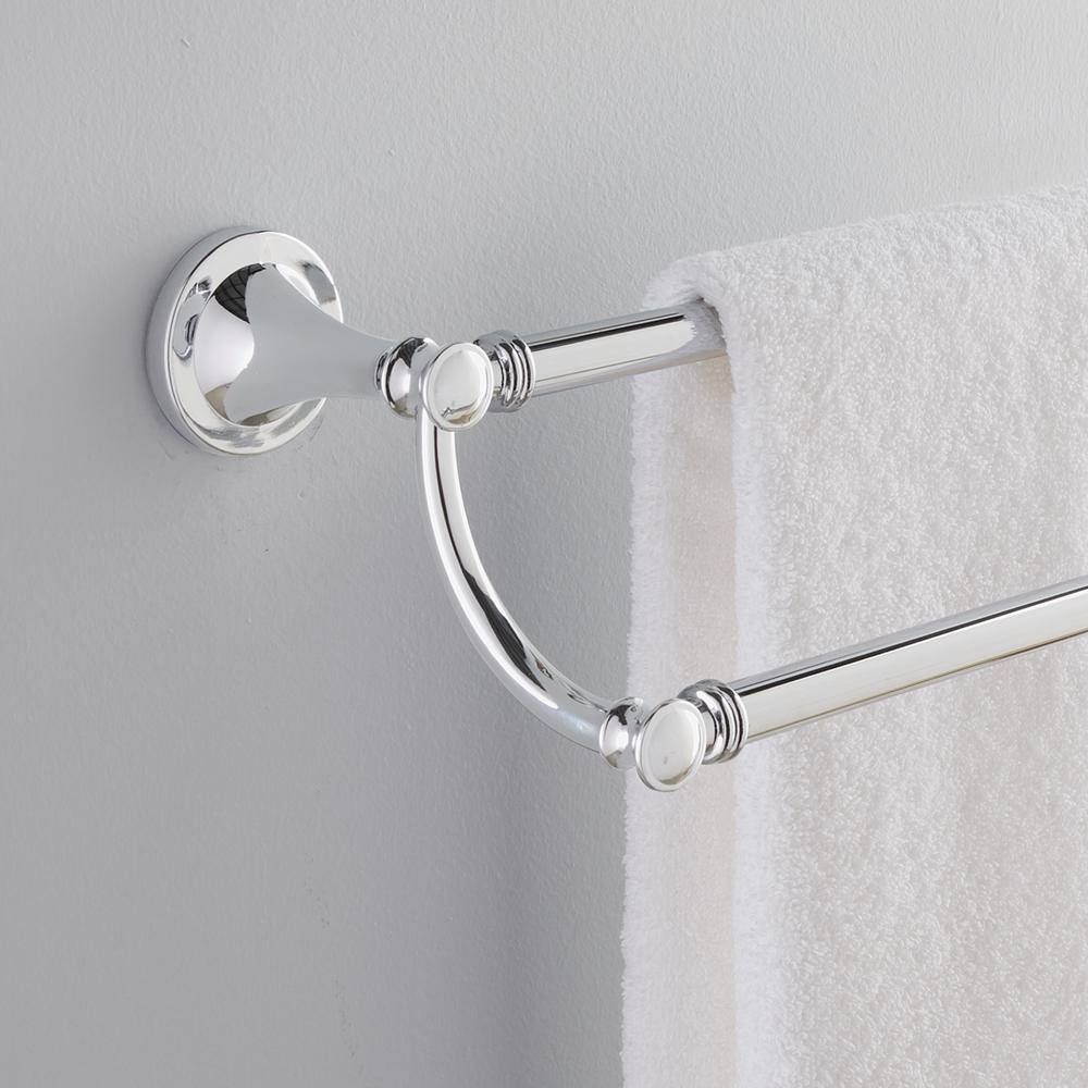 Delta Silverton 24 in. Double Towel Bar in Polished Chrome 132891