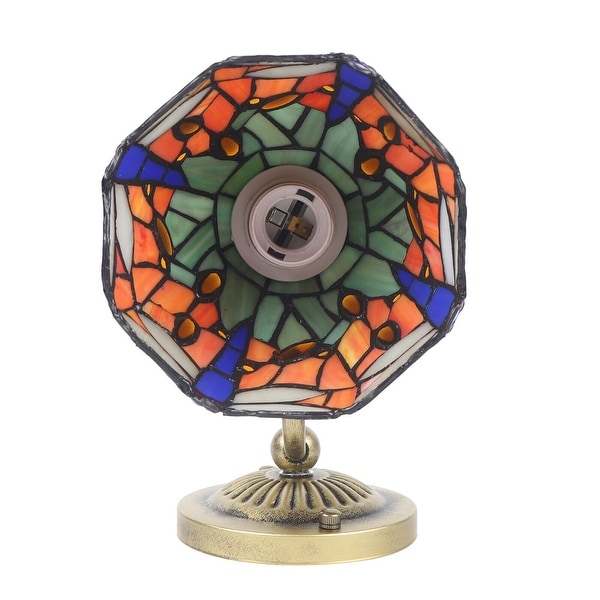  Style Wall Lamp Stained Glass Armed Wall Sconces