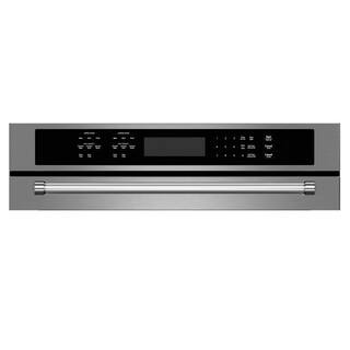 KitchenAid 27 in. Double Electric Wall Oven Self-Cleaning with Convection in Stainless Steel KODE507ESS