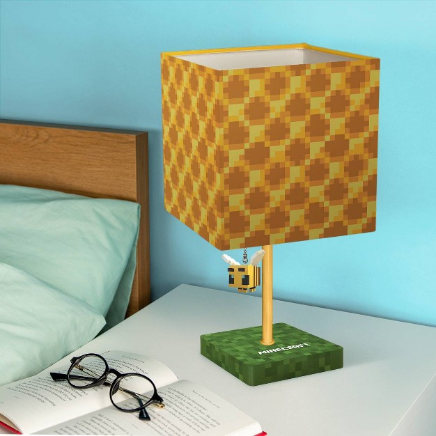 Minecraft Honeycomb Bee Table Lamp