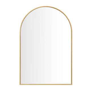 Home Decorators Collection Medium Arched Gold Classic Accent Mirror (35 in. H x 24 in. W) H5-MH-625