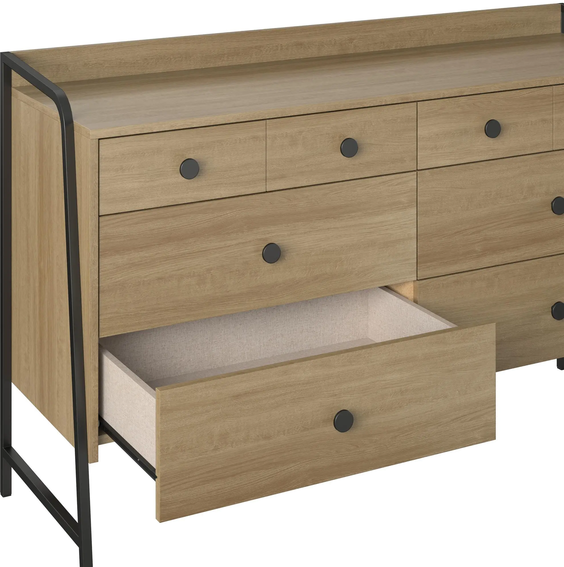 Bushwick Natural 6-Drawer Dresser