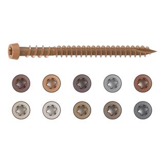 CAMO #10 2-12 in. Cedar Star Drive Trim-Head Composite Deck Screw (350-Count) 0349354