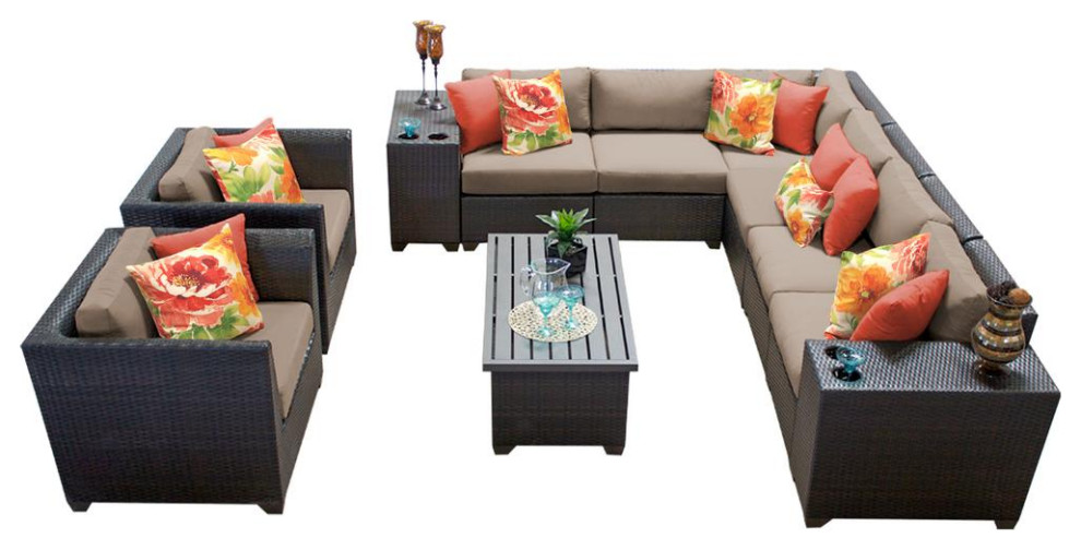 Pablo Entertainment Unit   Tropical   Outdoor Lounge Sets   by BisonOffice  Houzz