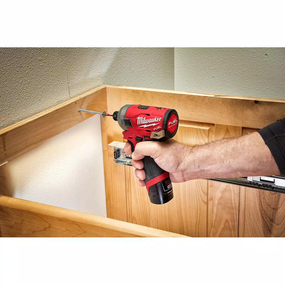 Milwaukee M12 FUEL 12-Volt Lithium-Ion Cordless Oscillating Multi-Tool and Impact Driver with two 3.0 Ah Batteries and#8211; XDC Depot