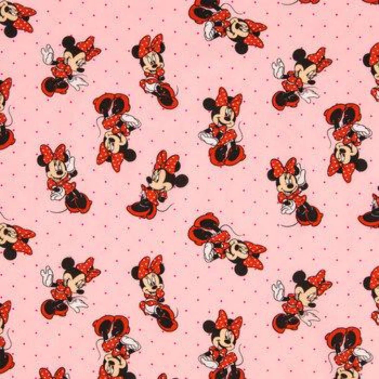 Minnie Mouse Cotton Fabric