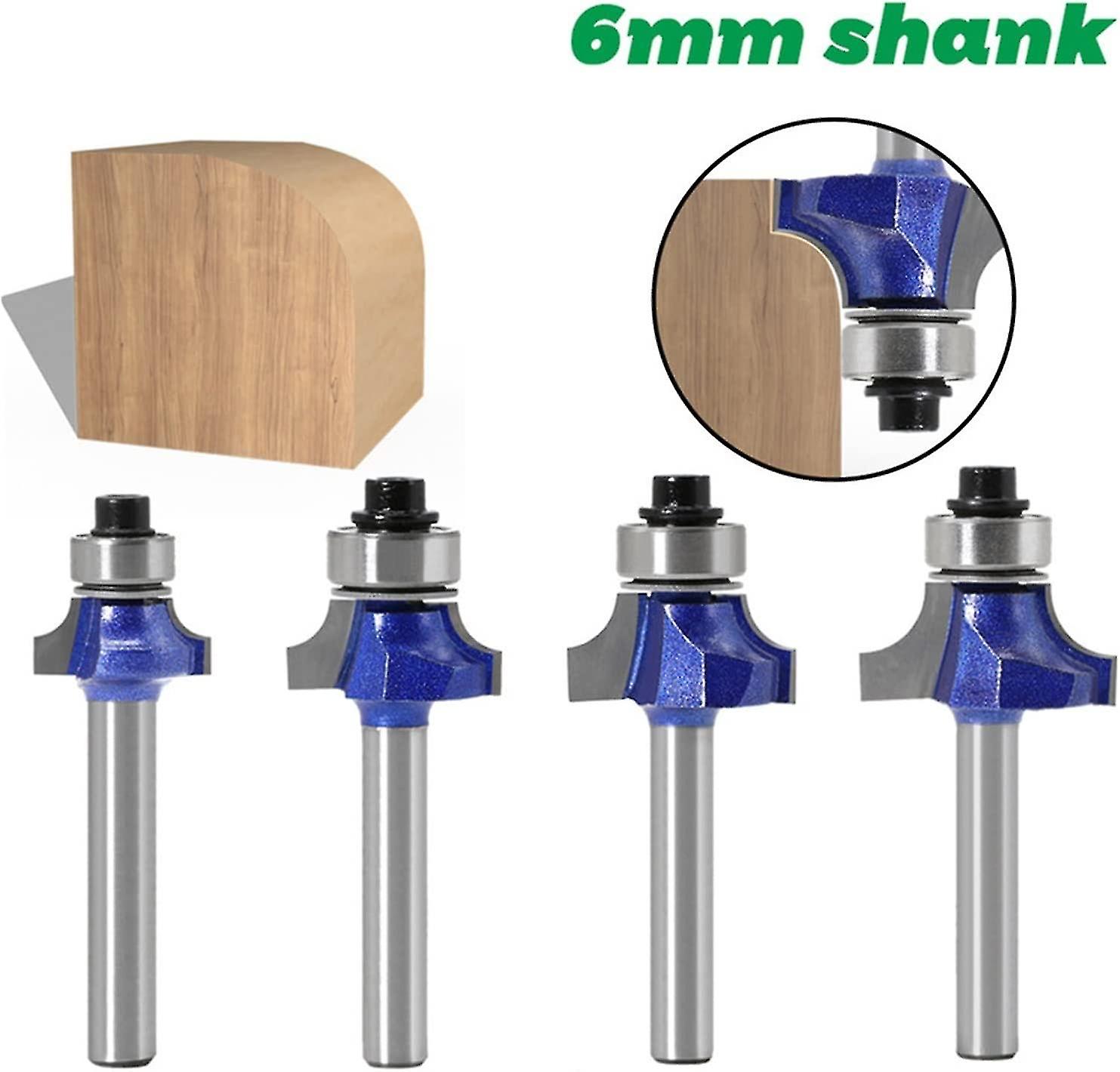 1 Piece Face Mill 6mm Shank Mill Cutter Cutting Tool Mill Woodworking Tool (cutting Edge Length: 1)