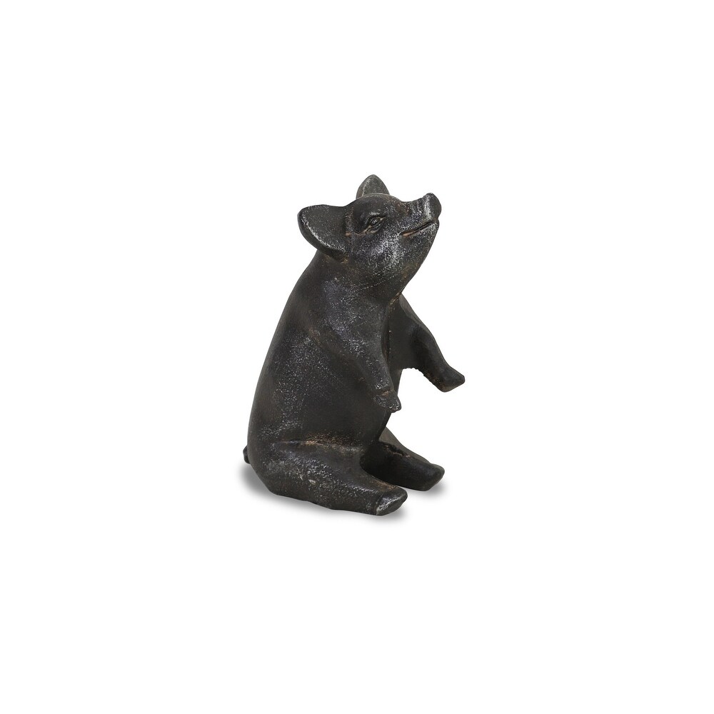 Cheungs Decorative Cast Iron Sitting Pig   L:4.5\