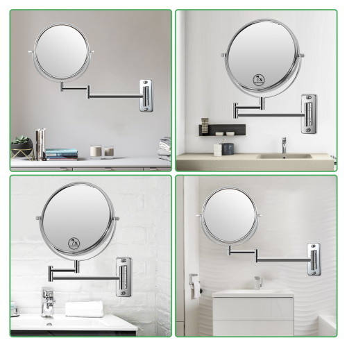 8 inch Wall Mounted Makeup Vanity Mirror  1X / 7X ...