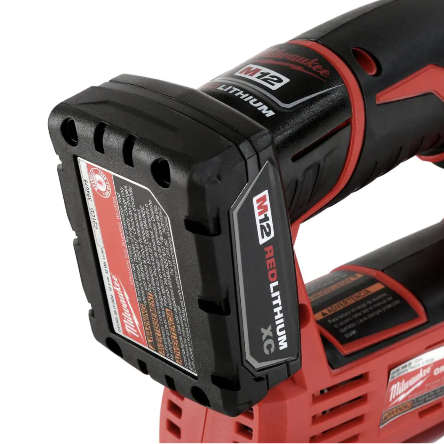 Milwaukee M12 12V Lithium-Ion Cordless Grease Gun Kit， 2446-21XC