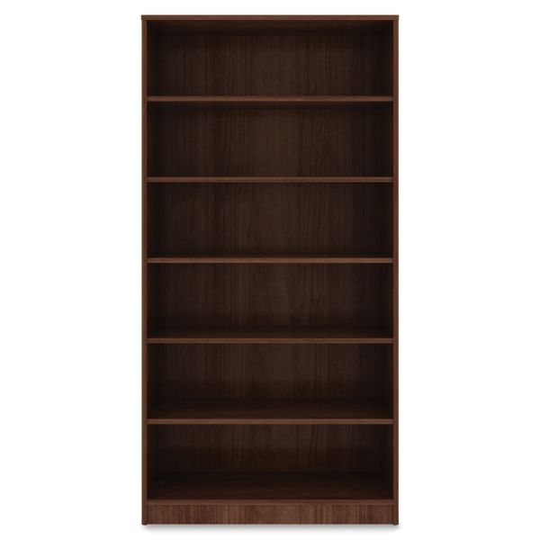 Lorell Walnut Laminate Bookcase