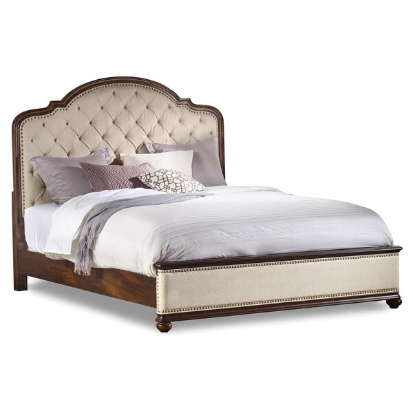 Hooker Furniture Leesburg 81-3/4 Inch Wide Panel Bed with Nailhead - - 20574401