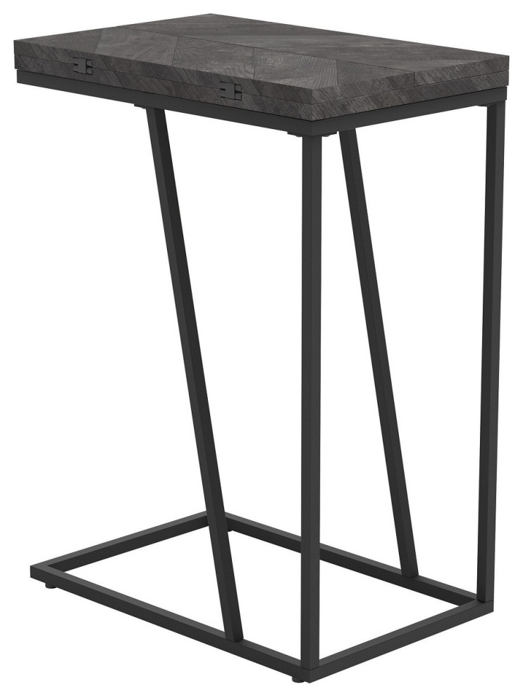 Expandable Rectangular Accent Table   Industrial   Side Tables And End Tables   by Simple Relax  Houzz