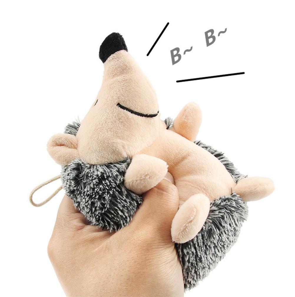 New Year Clearance 2022! Plush Dog Toy - Super Soft Faux-Fur Hedgehog Dog Toy - Stuffed Squeak Toys， Non-Toxic Pet Biting Training Playing