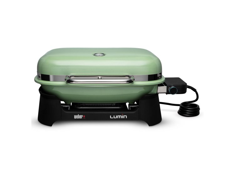 Weber Lumin Seafoam Green Electric Grill