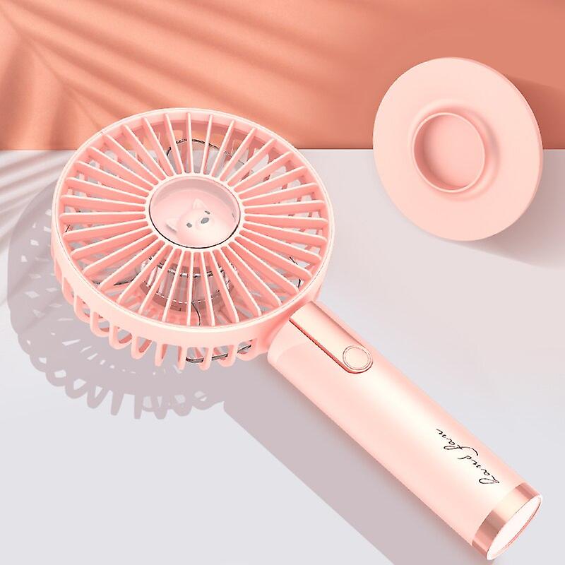 Portable Handheld Fan Usb Rechargeable Battery Adjustable Three-block Wind Speed Cooling Cooling Desk Outdoor Travel Magic