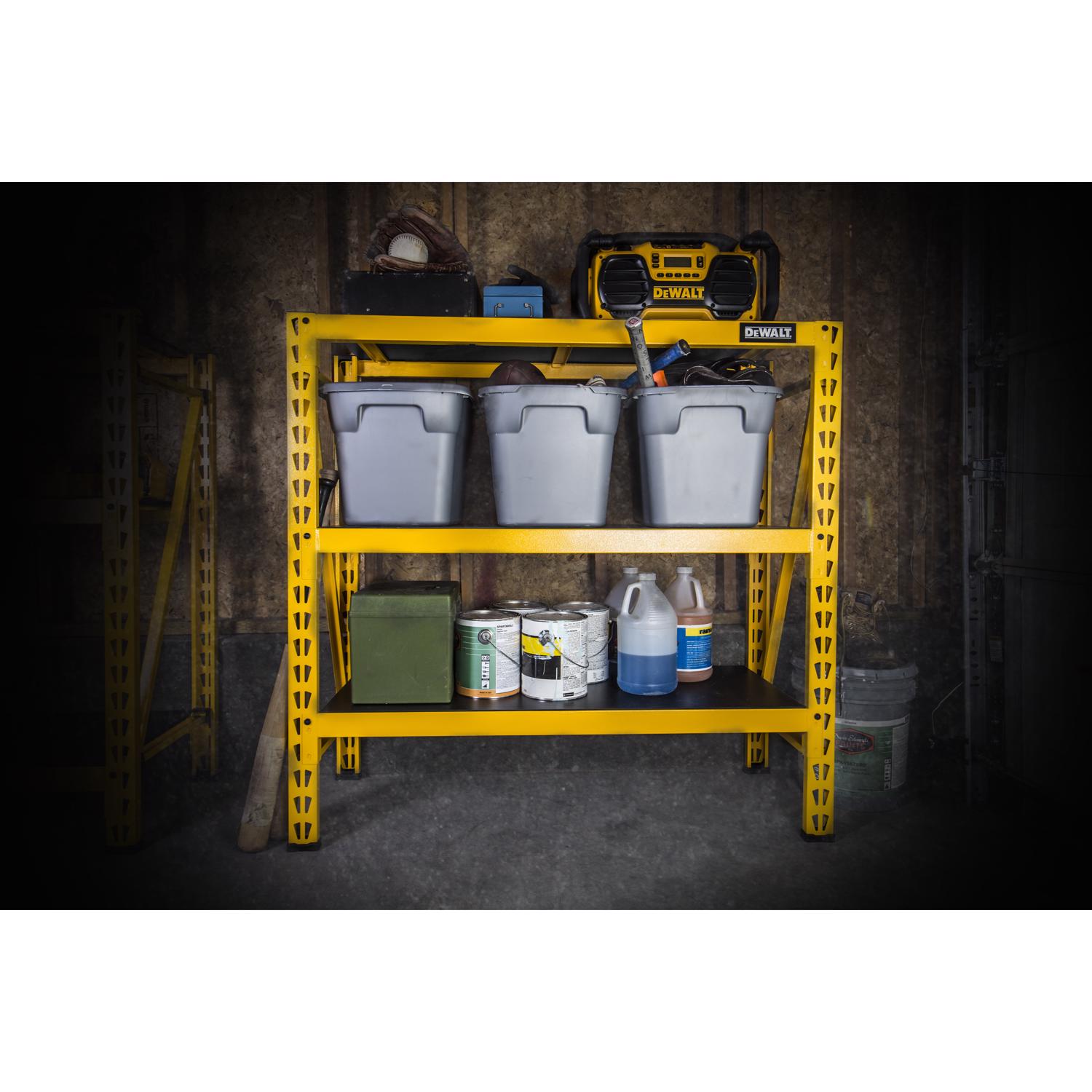 DW 48 in. H X 50 in. W X 18 in. D Yellow Steel Storage Rack