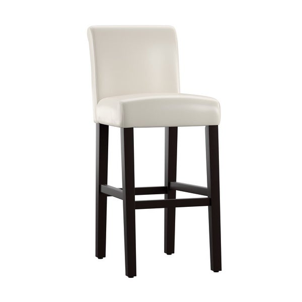 Arica Bar Stool， White， Set of 2 - as show