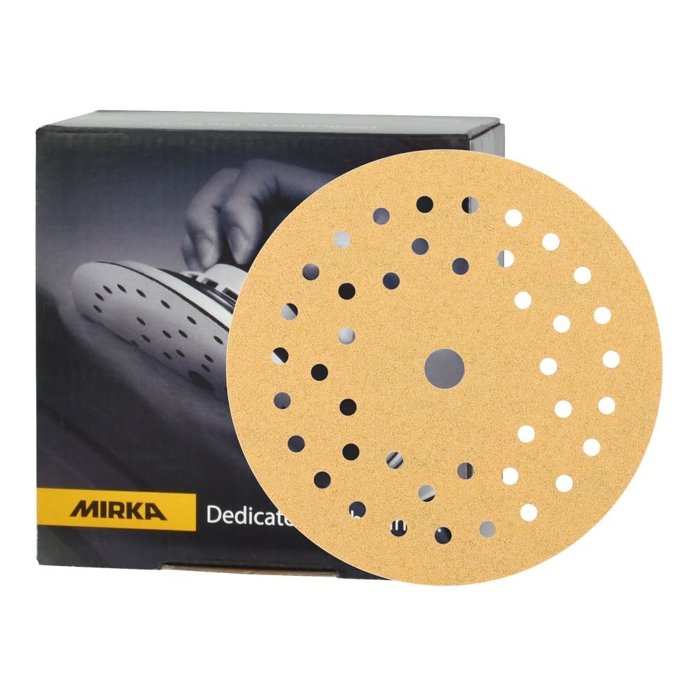 Mirka 5 Sanding Disc 240 Grit 42 Hole Abrasive 50pk