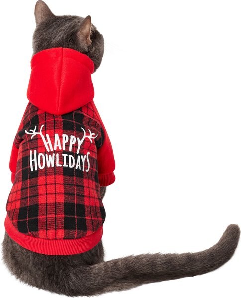 Frisco Happy Holidays Dog and Cat Hoodie