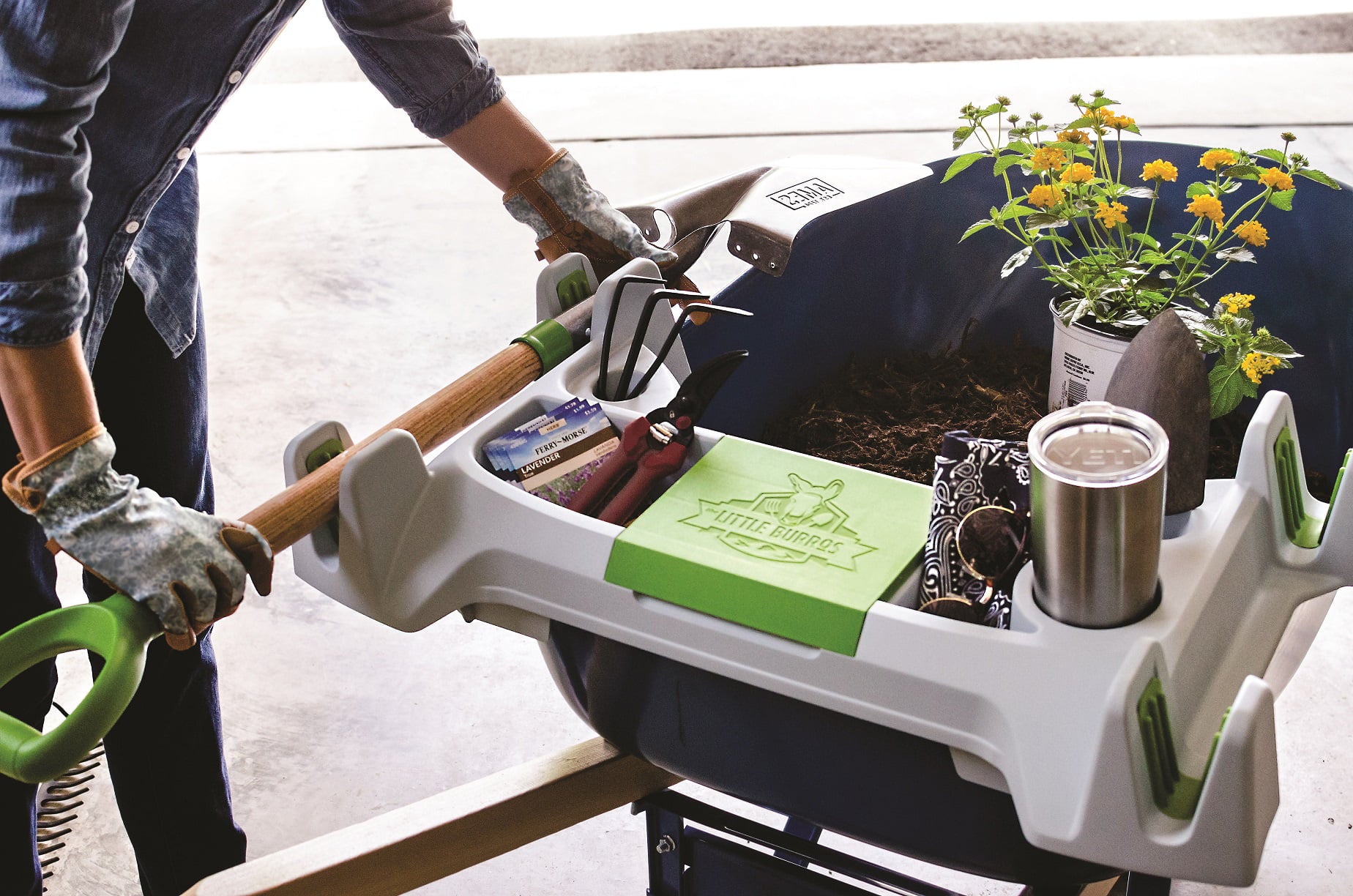 The Burro Buddy, Garden Tray for Wheelbarrow!