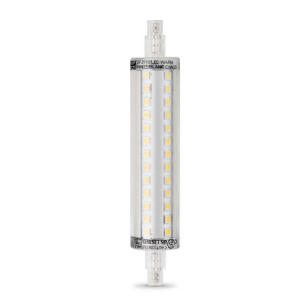 Feit Electric 100-Watt Equivalent R7S 118MM R7 Base LED Light Bulb Bright White BP100J118LEDHDRP