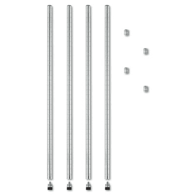 Alera-1PK Stackable Posts For Wire Shelving, 36