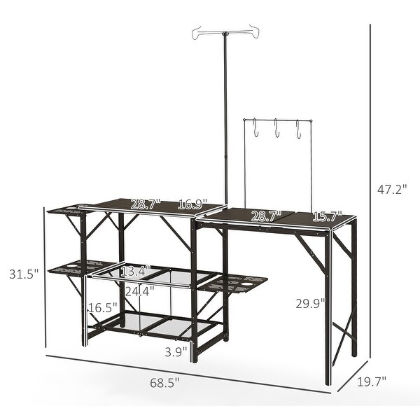 Folding Camp Kitchen Table