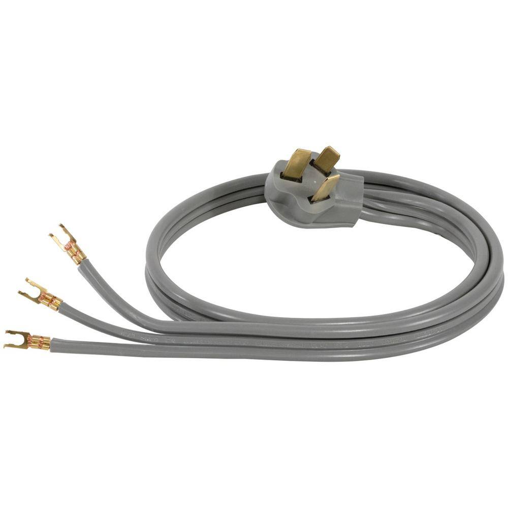 CERTIFIED APPLIANCE ACCESSORIES 5 ft. 83 3-Wire Open-End-Connector 40-Amp Range Cord 90-1052