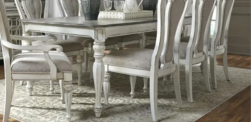 Magnolia Manor Antique White Dining Table