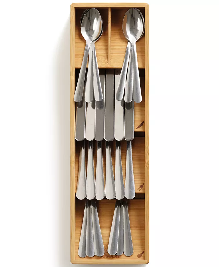 Joseph Joseph DrawerStore™ Bamboo Compact Cutlery Organizer