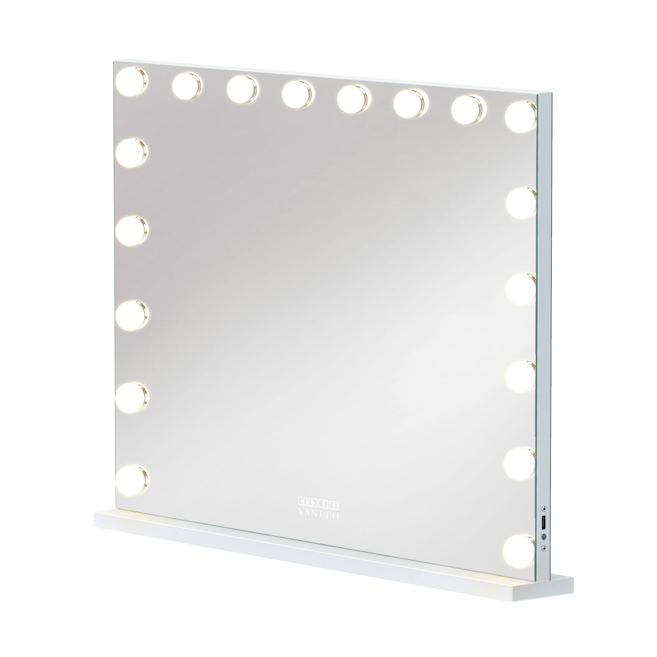 Mary Hollywood Glow Vanity Mirror with RGB - 20 Dimmable LED Bulbs  VNT-10080-JMRGB