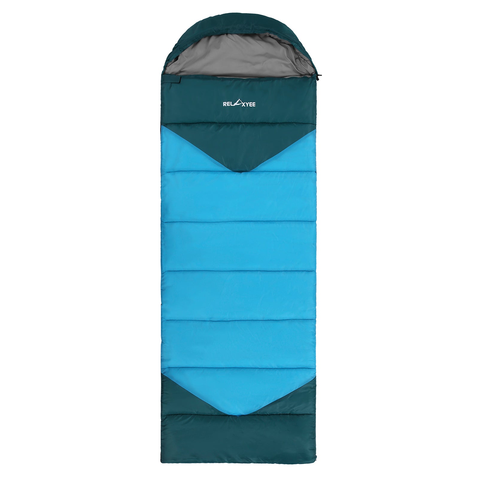 RELAXYEE Camping Sleeping Bag for Adults Outdoor Water-resistant Cold Weather Sleeping Bag Compact Camping Gear for 3 Seasons Hiking Backpacking Traveling