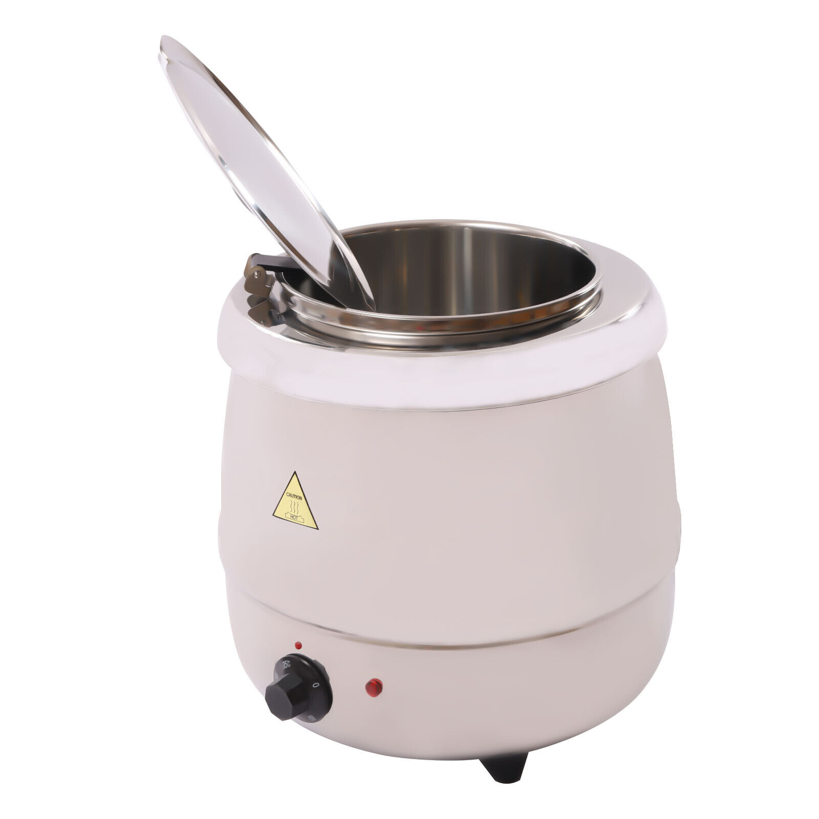 DENEST 10L Commercial Stainless Steel Electric Soup Warmer Soup Kettle Stainless Steel 400W