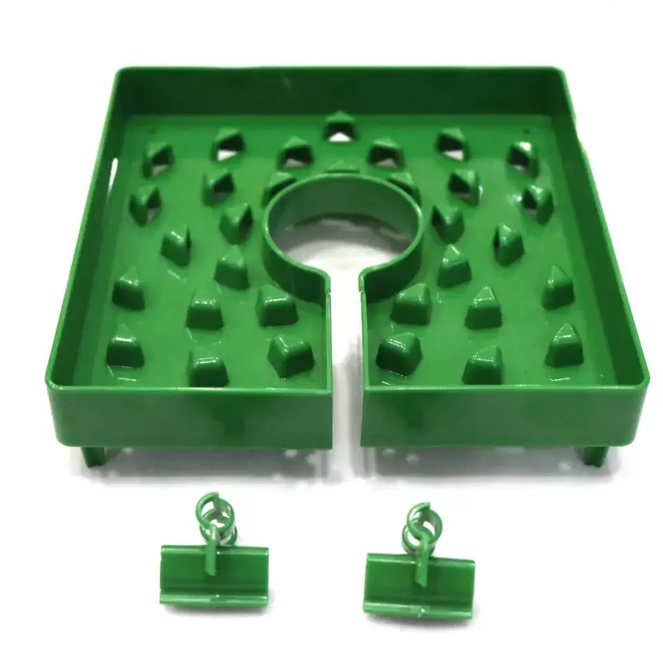 Factory Direct Supply High Quality Garden 6 Inch Rock wool Cube Drip Caps Cover For Flood Table