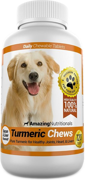 Amazing Nutritionals Turmeric Chews Daily Dog Supplement