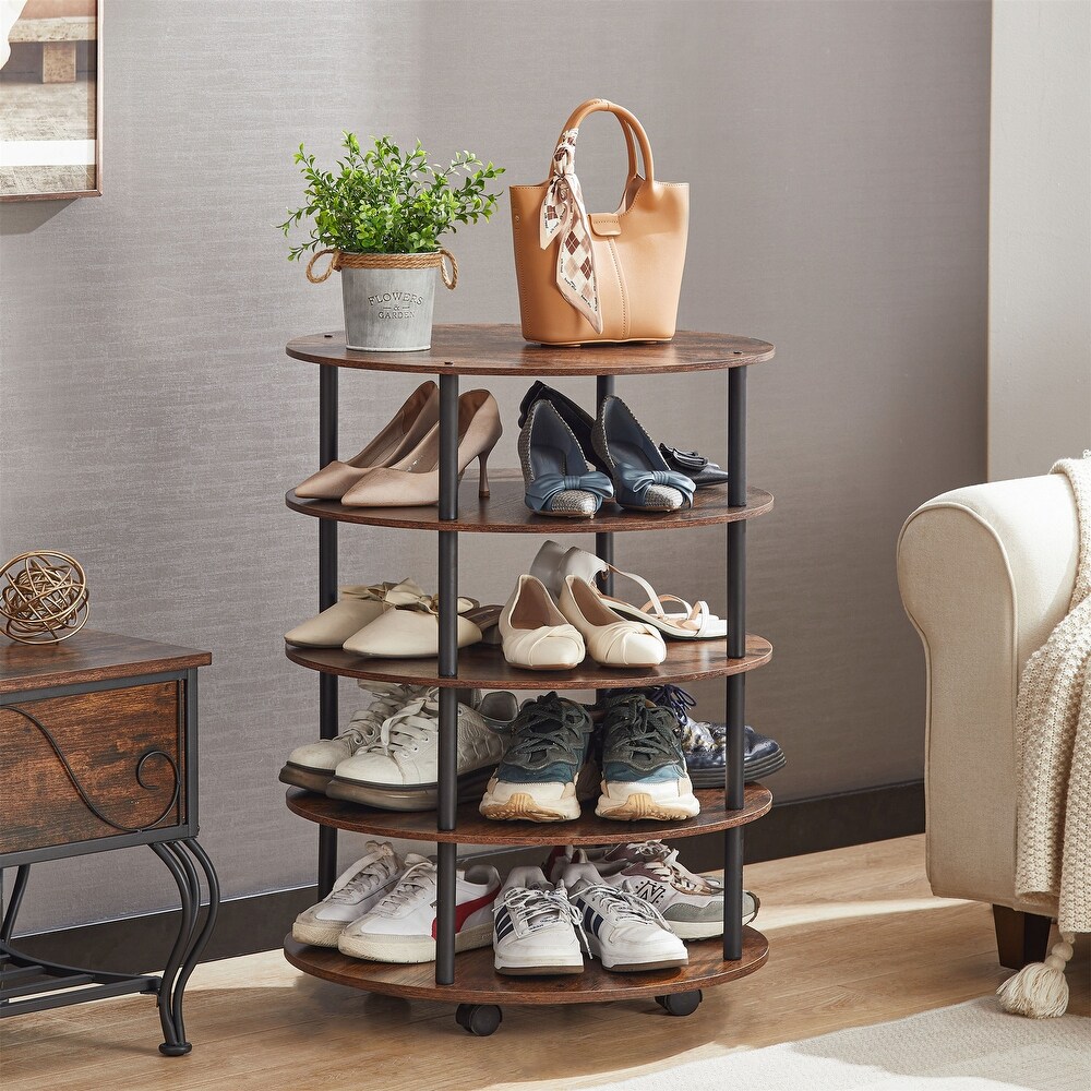 4 Tier Shoe Rack Storage Organizer