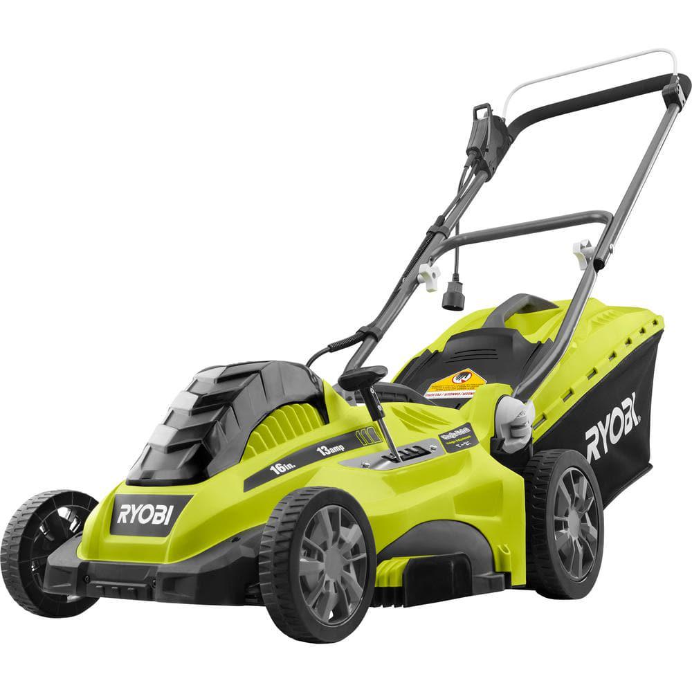 RYOBI 16 in 13 Amp Corded Electric Walk Behind Push Mower