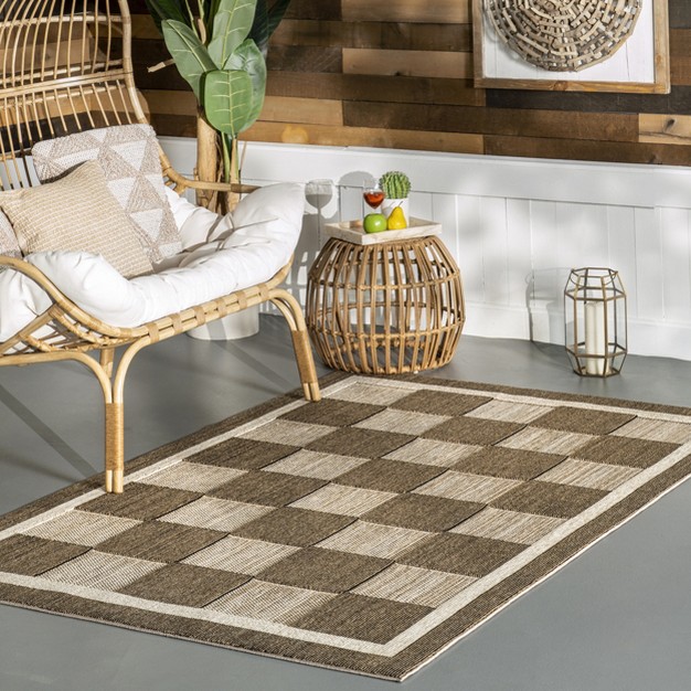 Nuloom Lavonia Checkered Indoor outdoor Area Rug