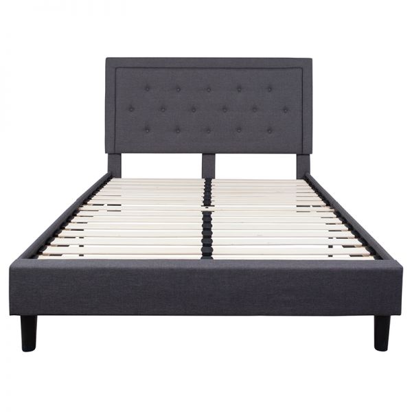 Queen Platform Bed | Queen Size Platform Bed Frame with Headboard