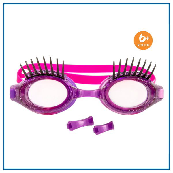 Eye Pop Pink and Purple Swimming Sport Goggles