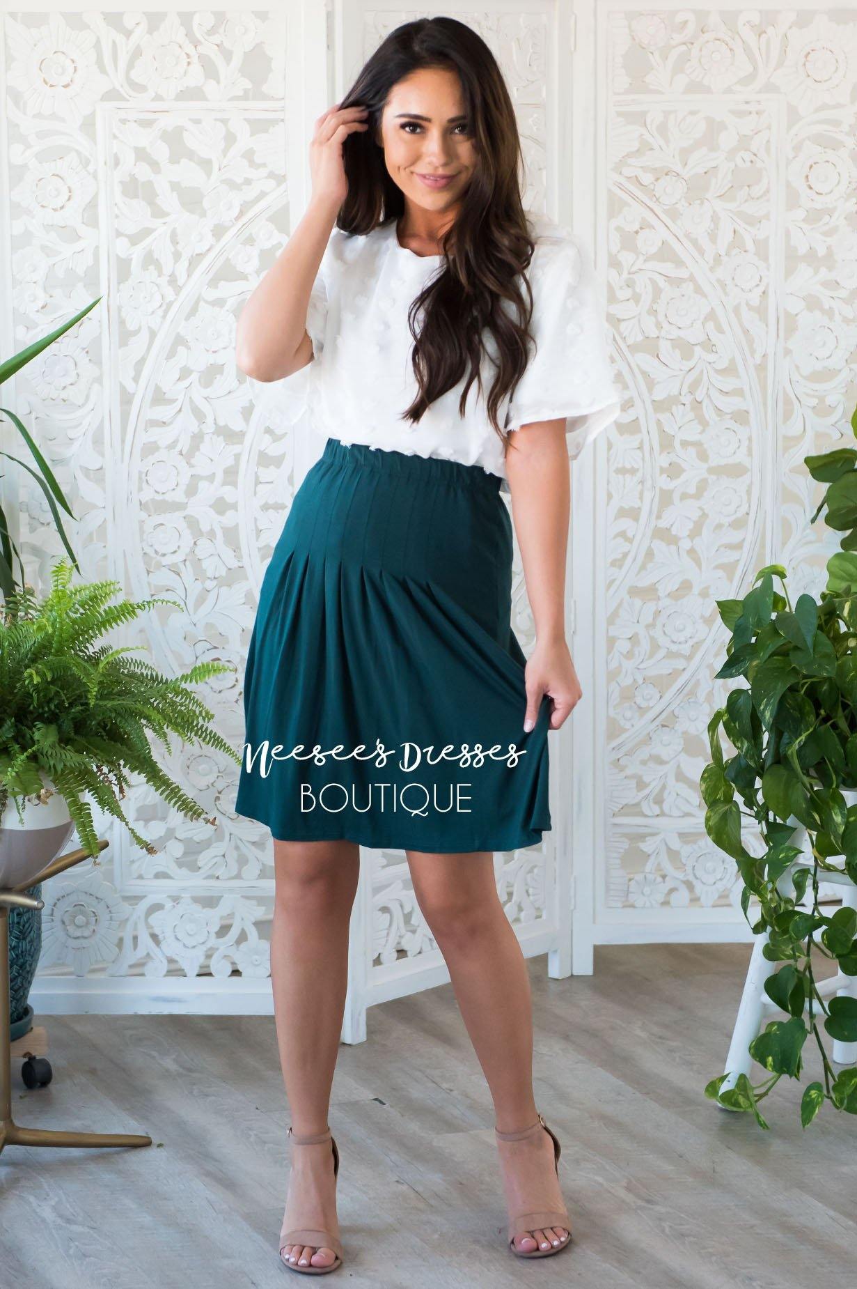 Conquer the Day pleated Skirt