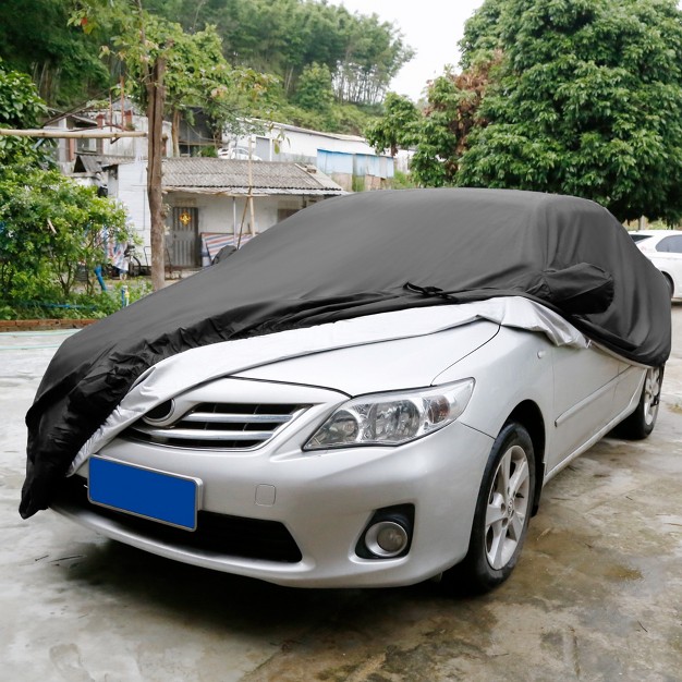 Unique Bargains Breathable Snowproof Waterproof Car Cover W Mirror Pocket