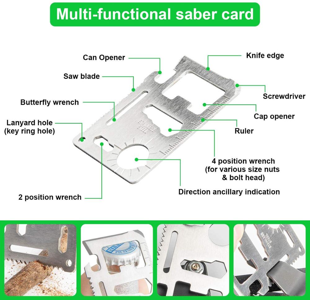 WildSurvive Pro - 18 in 1 Outdoor Survival Kit