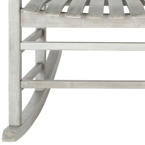 SAFAVIEH Shasta Grey Wash Acacia Wood Rocking Chair