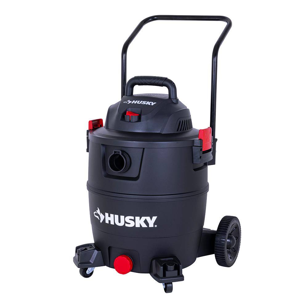 Husky 16 Gal. Poly Cart-Design WetDry Vac with a Cartridge Filter Hose and Accessories AT18621P-16A