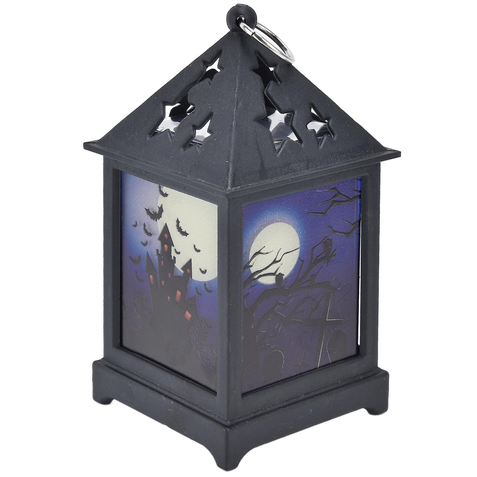 Halloween Lantern Led Halloween Night Light Portable Flame Lamp For Festival Decorationcastle