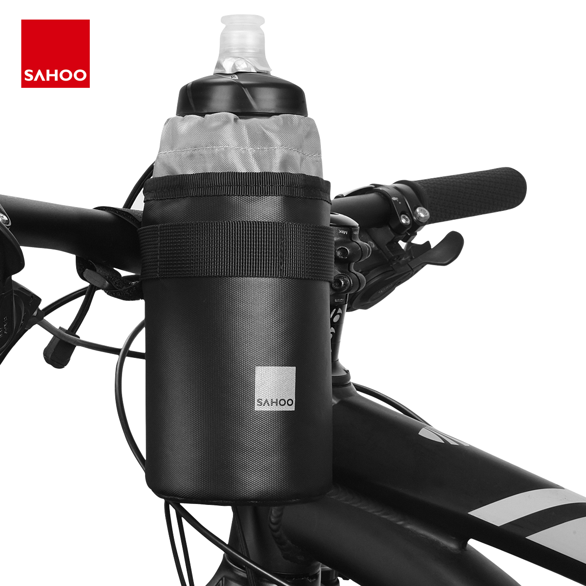 Wholesale OEM Sahoo 112050 Cycling Bike Bicycle Handlebar Insulated Drink Water Bottle Bag Kettle Cooler Pack Holder